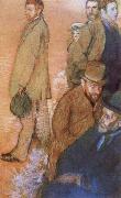 Edgar Degas Six Friends of t he Artist oil painting reproduction